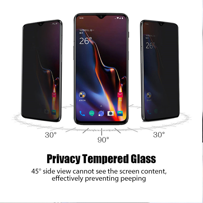 Anti Spy Screen Protector Tempered Glass For Note 10 Pro 9 8 7 T K30 K40 Pro